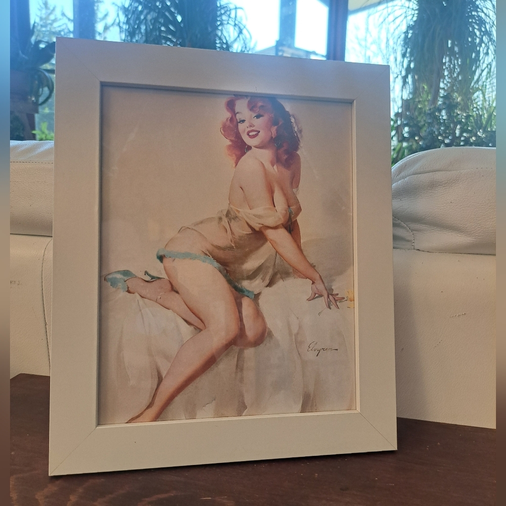 Frame art vintage/retro ladies
